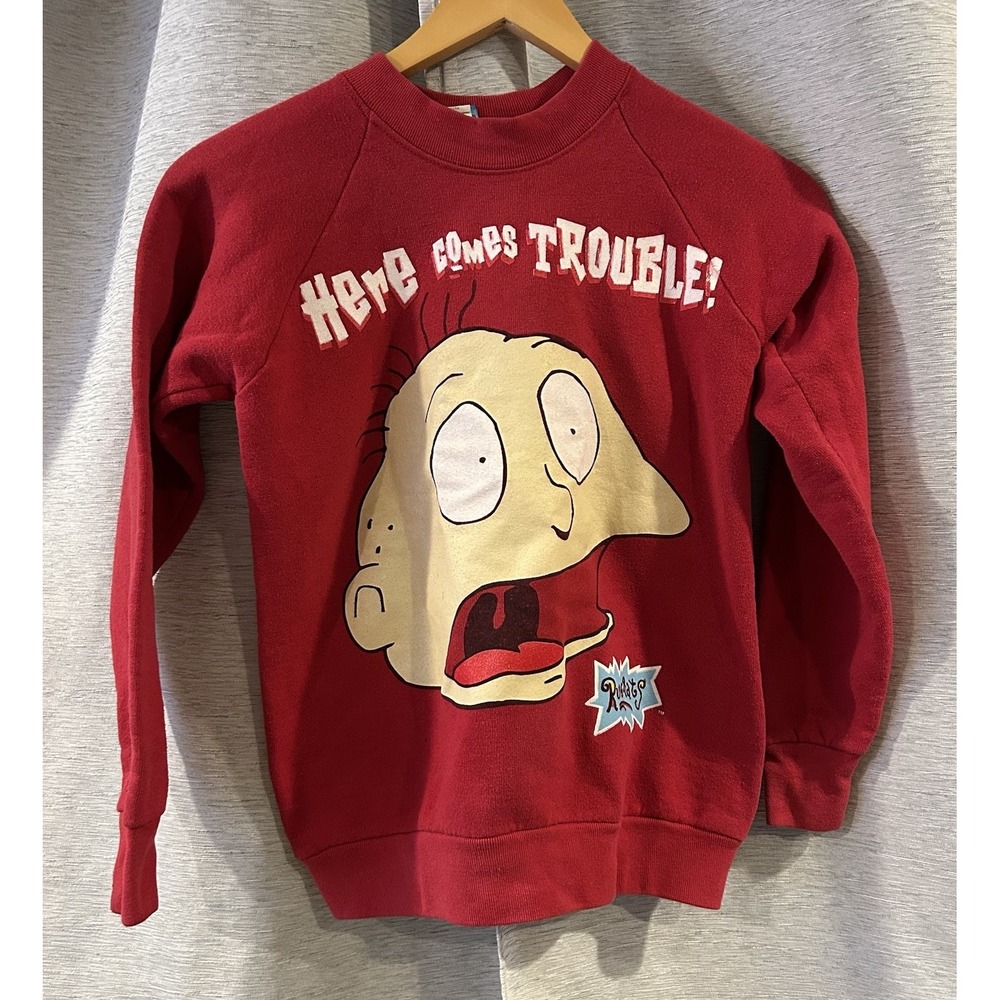 Vintage Rugrats 1996 Tommy Pickles Sweatshirt Size Medium USA
